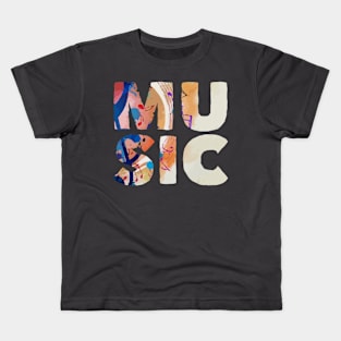 Music Painting Kids T-Shirt